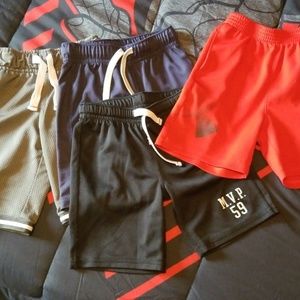 4 pairs of boys athletic shorts